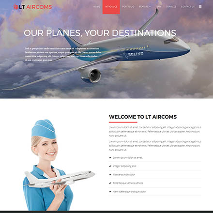 LTheme Aircoms Onepage