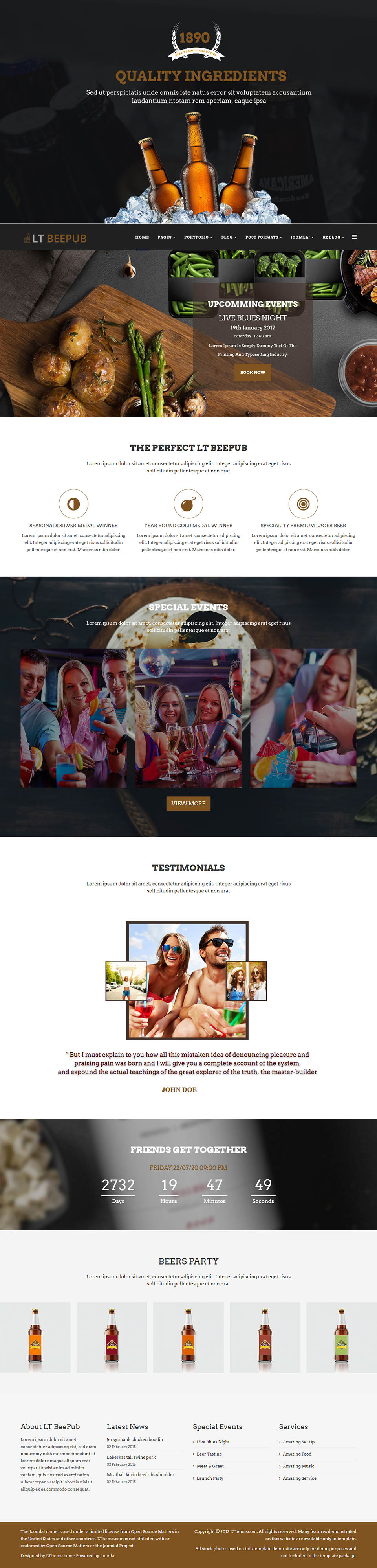 Template LTheme BeePub Joomla template LTheme BeePub