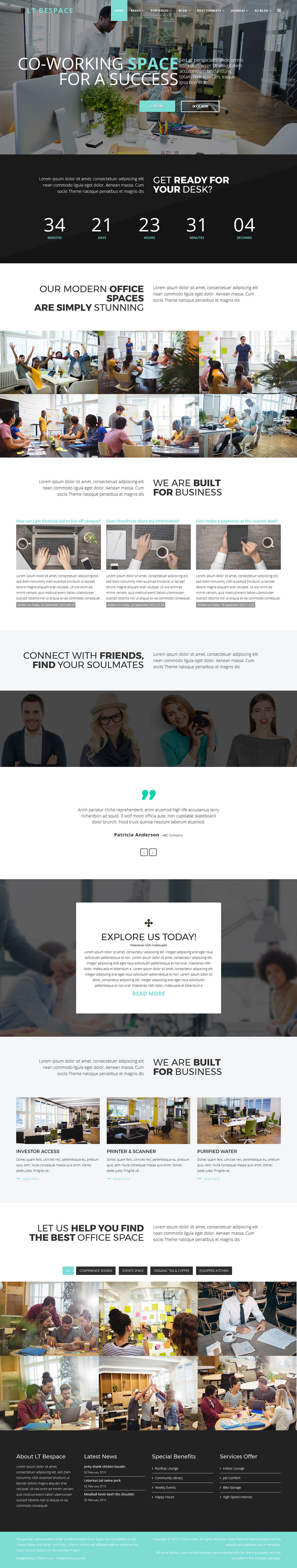 Template LTheme Bespace Joomla template LTheme Bespace