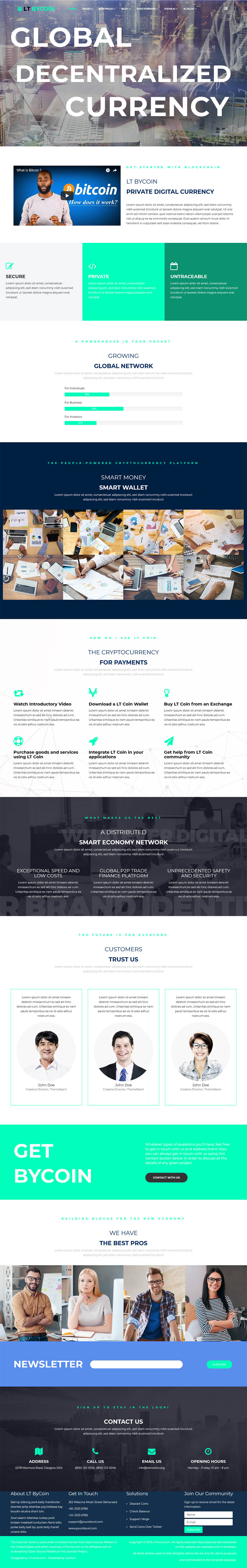 Template LTheme ByCoin Joomla template LTheme ByCoin