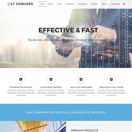 LTheme Comuser Onepage