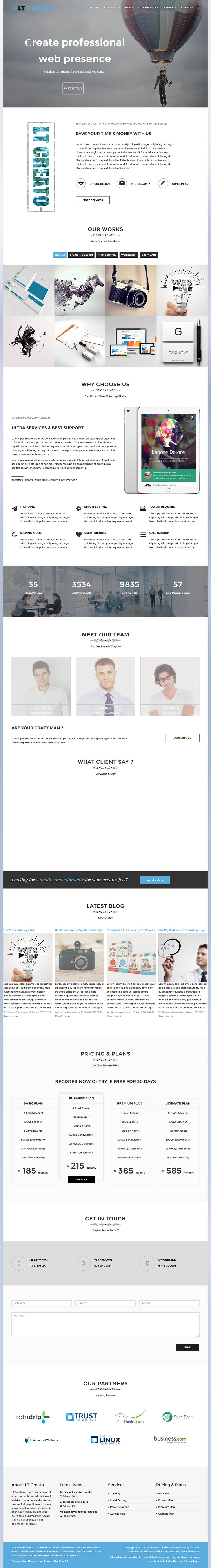 Template LTheme Creato Joomla template LTheme Creato