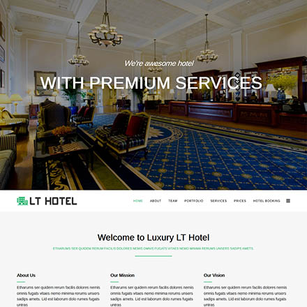 LTheme Hotel Onepage