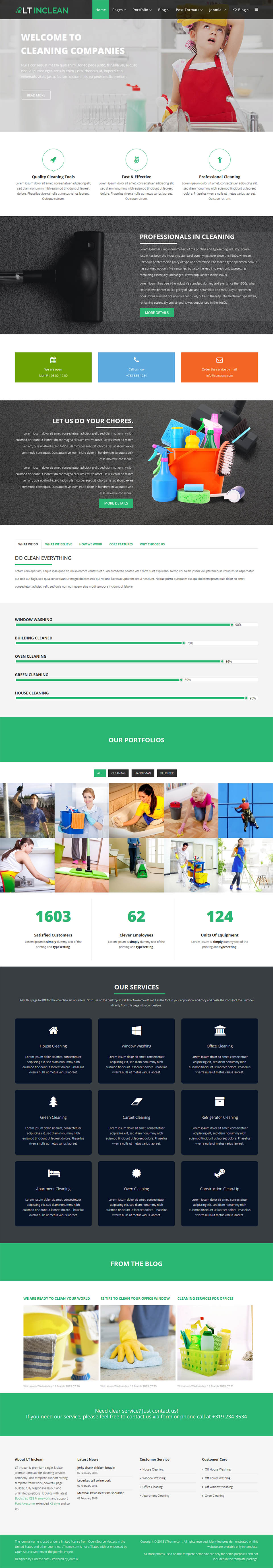 Joomla template LTheme InClean
