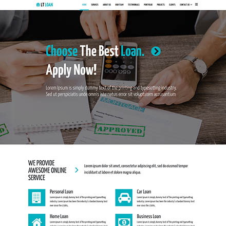 LTheme Loan Onepage