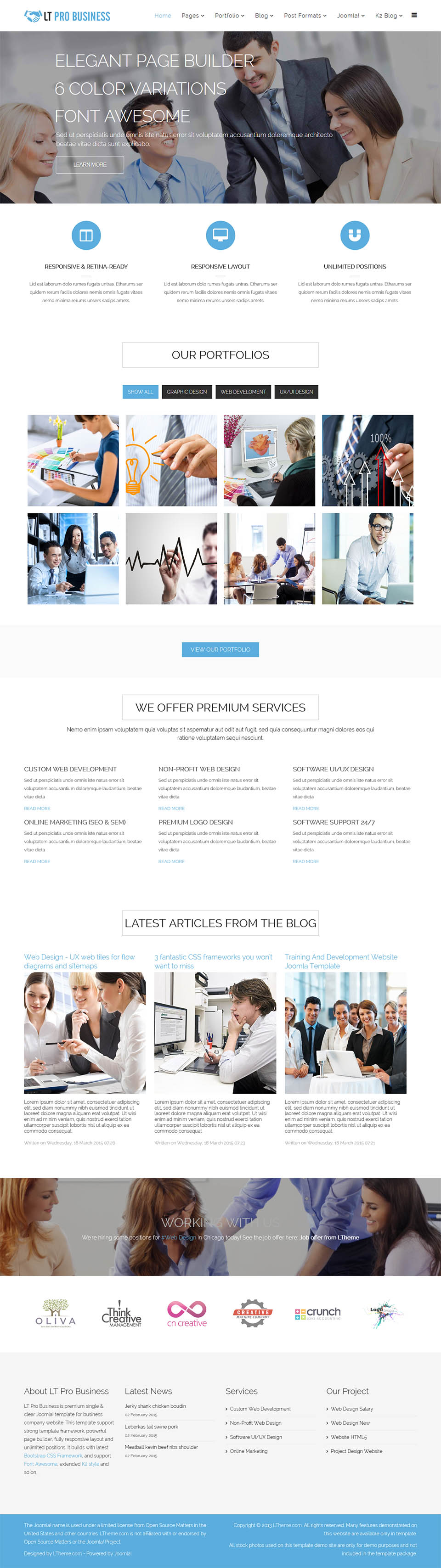 Template LTheme Pro Business Joomla template LTheme Pro Business