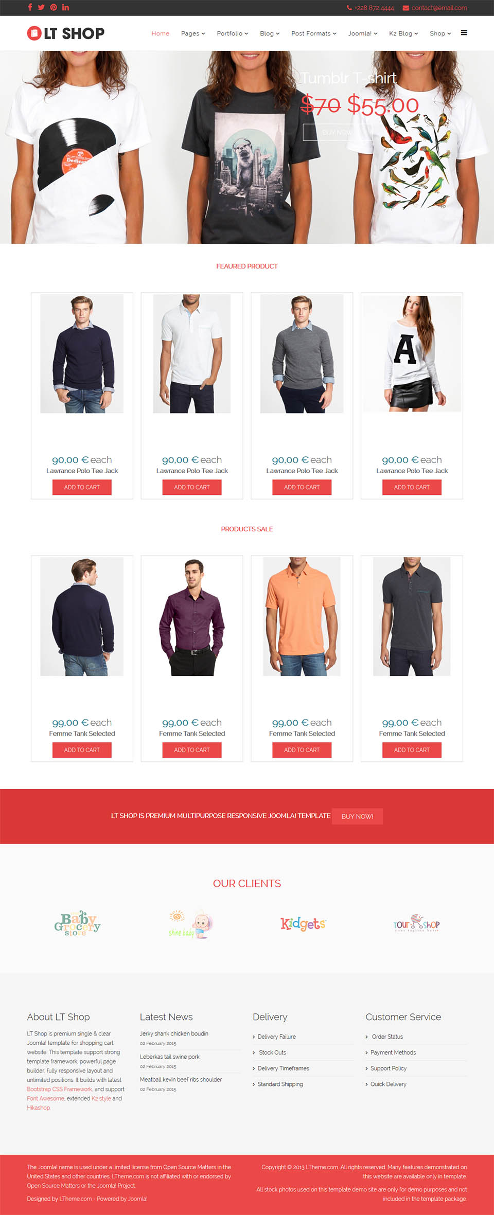Template LTheme Shop Joomla template LTheme Shop