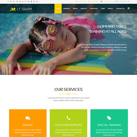 LTheme Swim Onepage