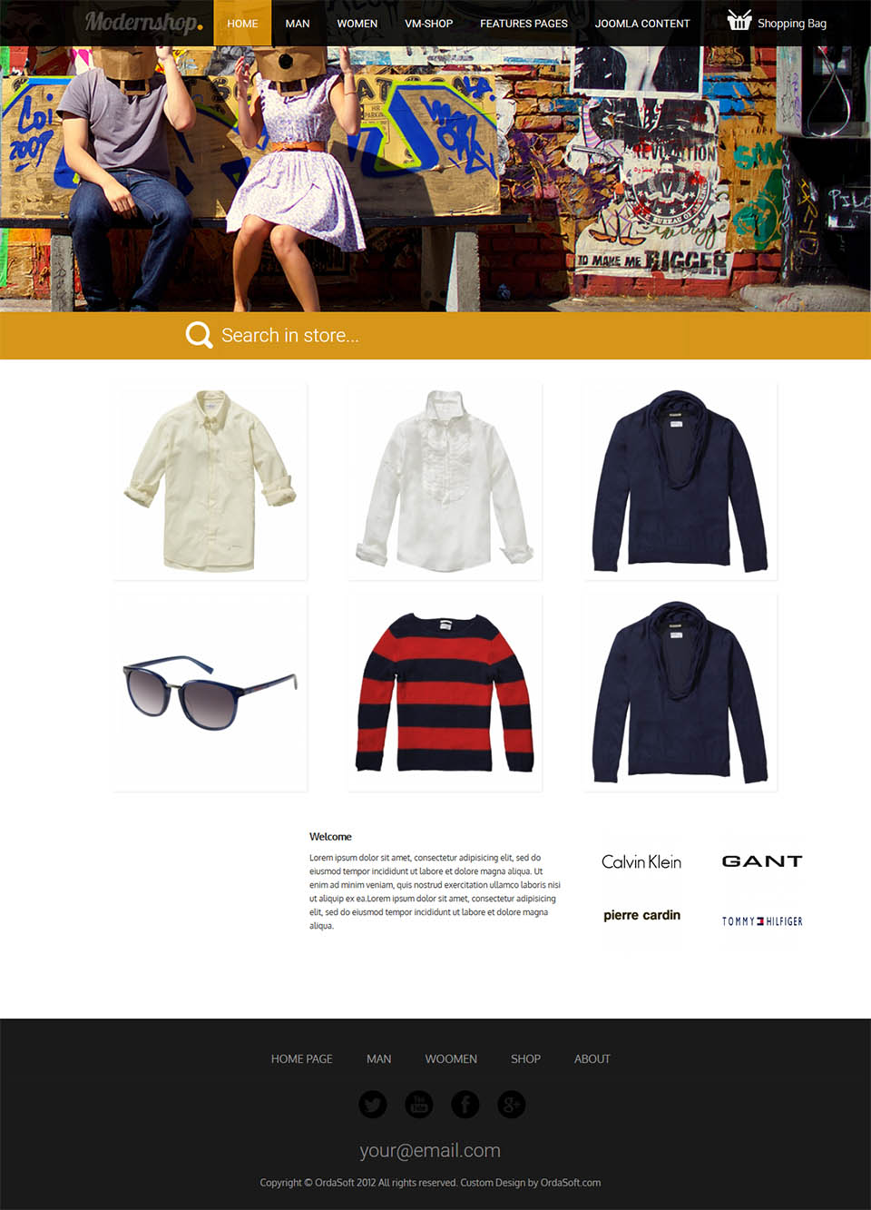 Template OrdaSoft ModernShop Joomla template OrdaSoft ModernShop