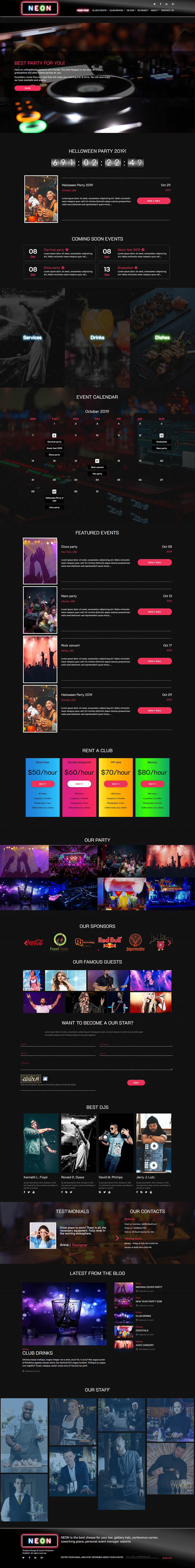 Joomla template OrdaSoft Neon