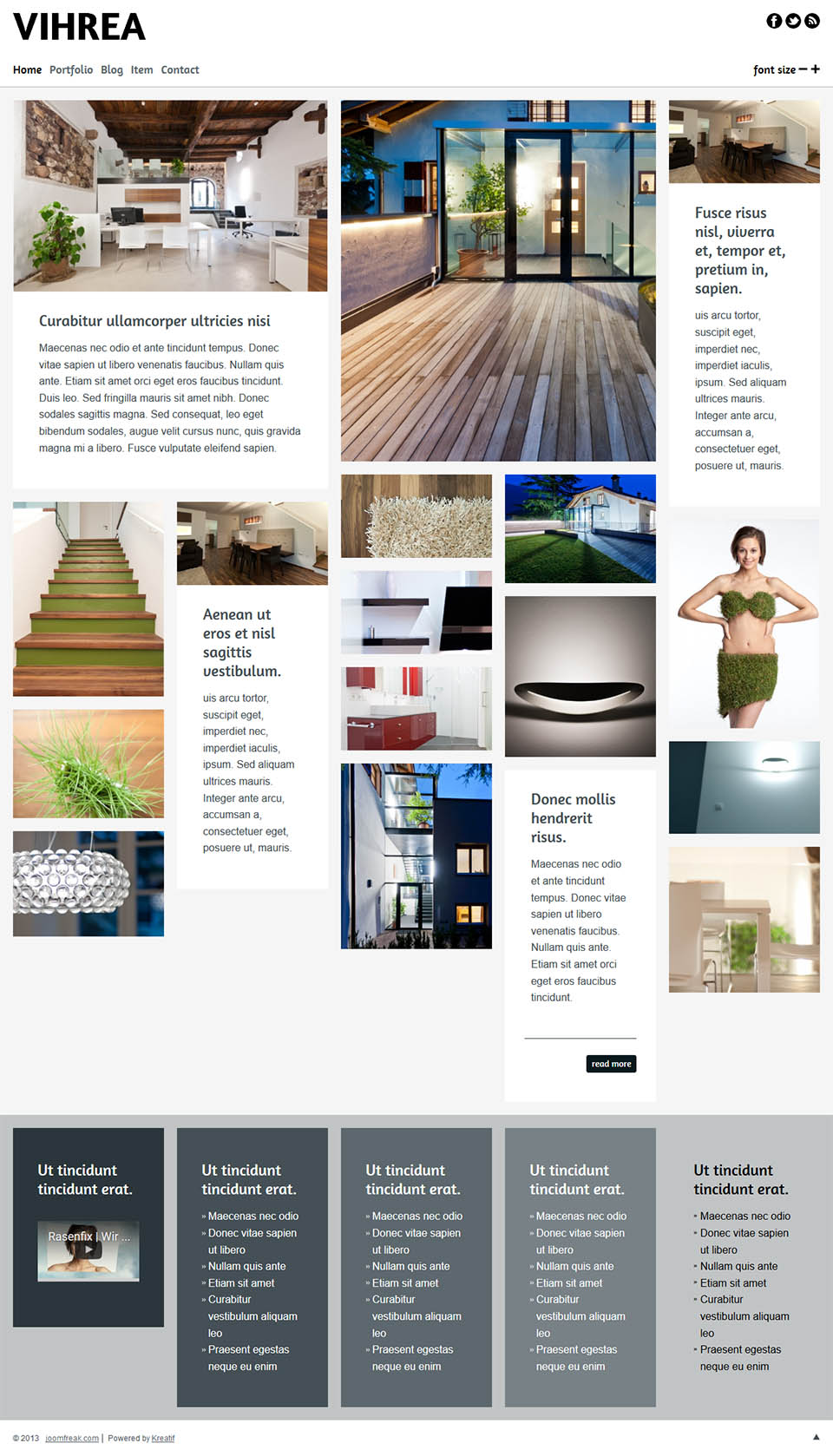 Template JoomFreak Vihrea Joomla template JoomFreak Vihrea