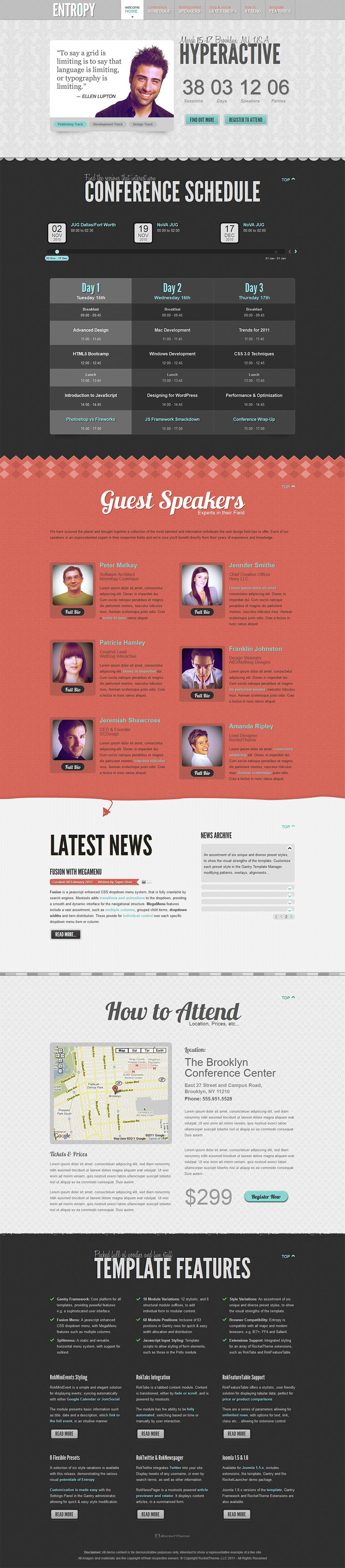 Template RocketTheme Entropy Joomla template RocketTheme Entropy