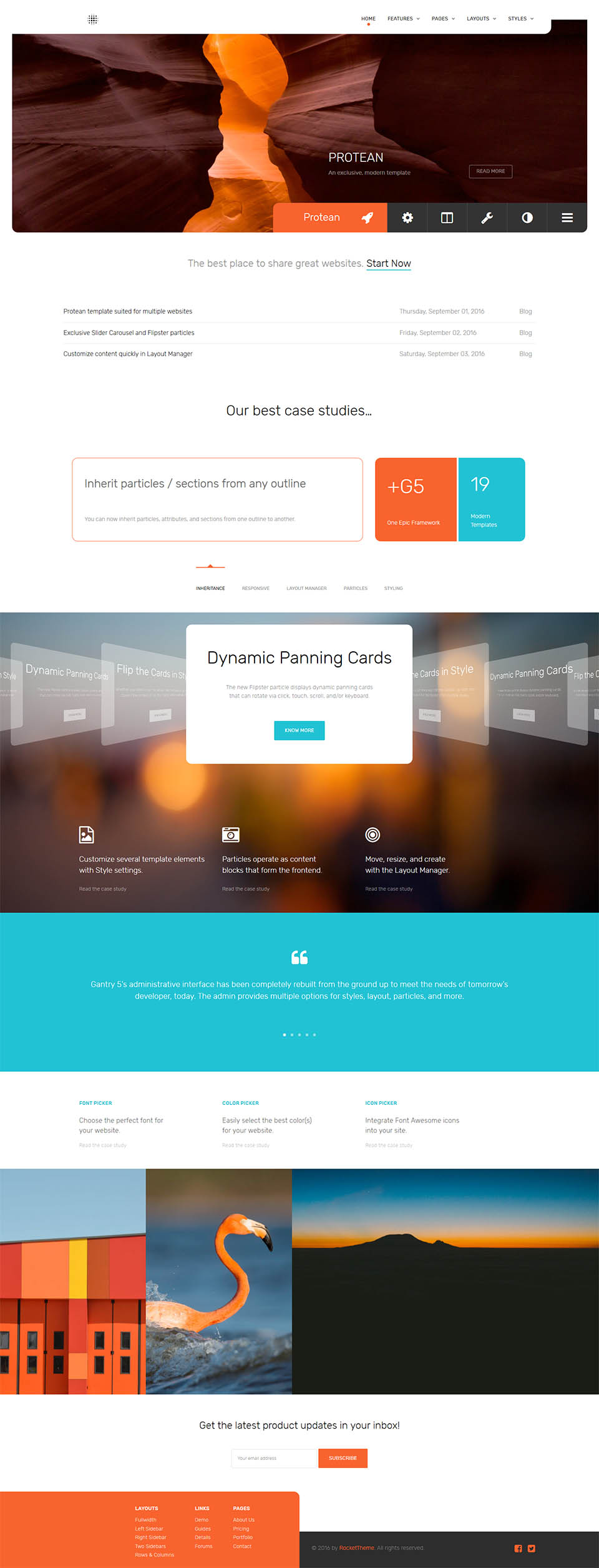 Template RocketTheme Protean Joomla template RocketTheme Protean