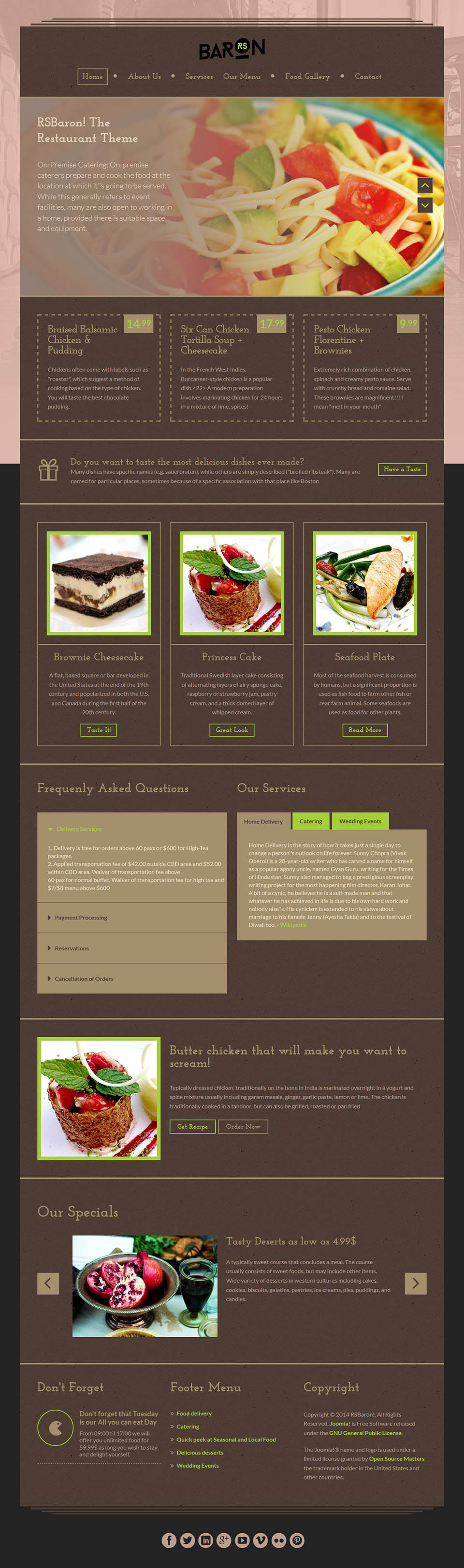 Joomla template RSJoomla! RSBaron!