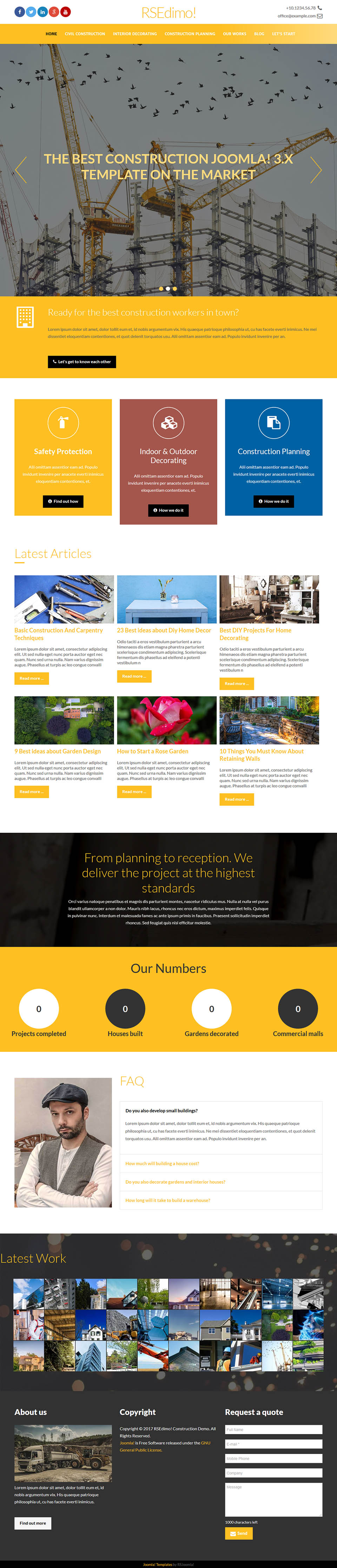 Template RSJoomla! RSEdimo! Joomla template RSJoomla! RSEdimo!