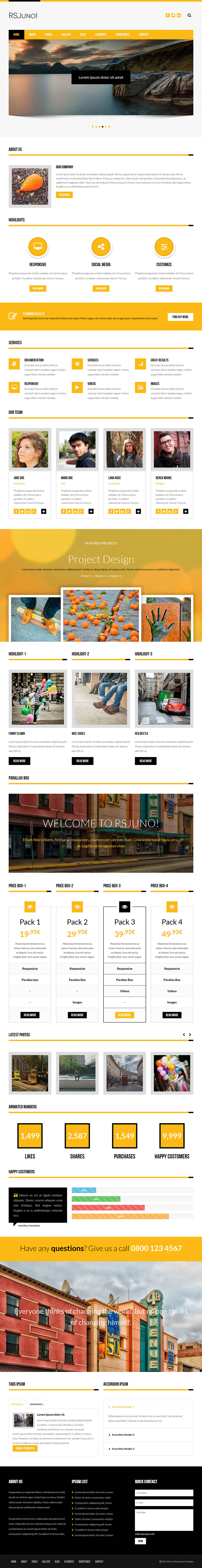 Joomla template RSJoomla! RSJuno!