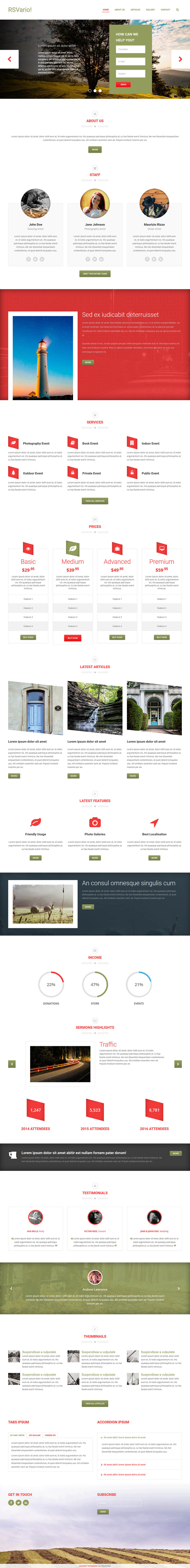 Template RSJoomla! RSVario! Joomla template RSJoomla! RSVario!