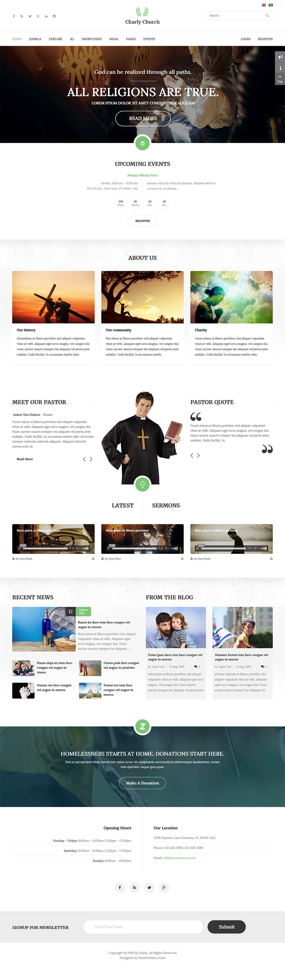 Template SmartAddons Charly Joomla template SmartAddons Charly