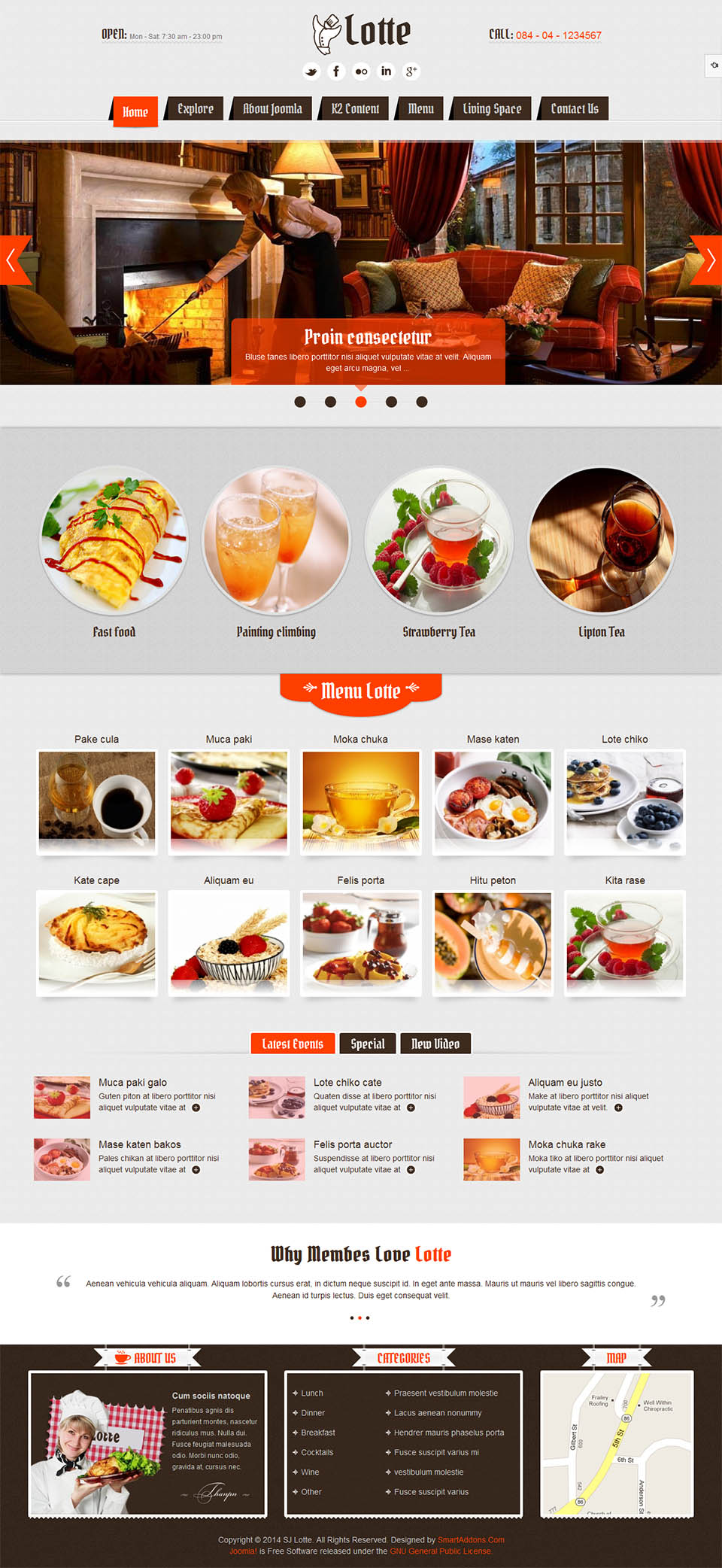 Joomla template SmartAddons Lotte
