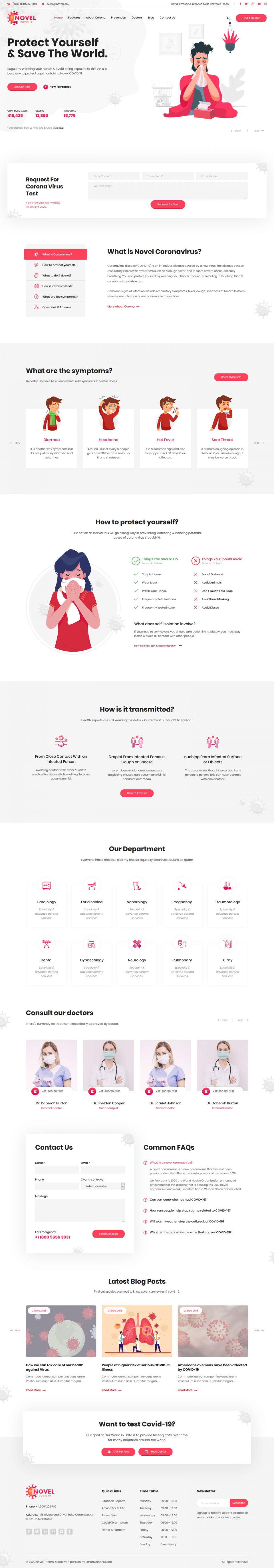 Joomla template SmartAddons Novel