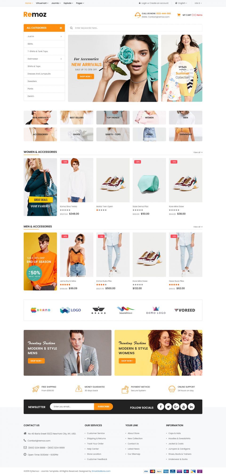 Template SmartAddons Remoz Joomla template SmartAddons Remoz