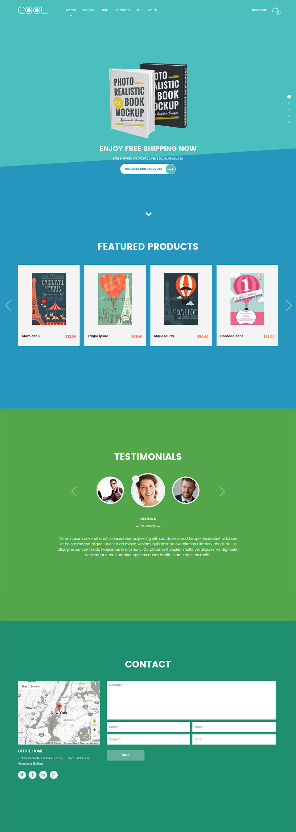 Template SmartAddons TheCool Pro Joomla template SmartAddons TheCool Pro