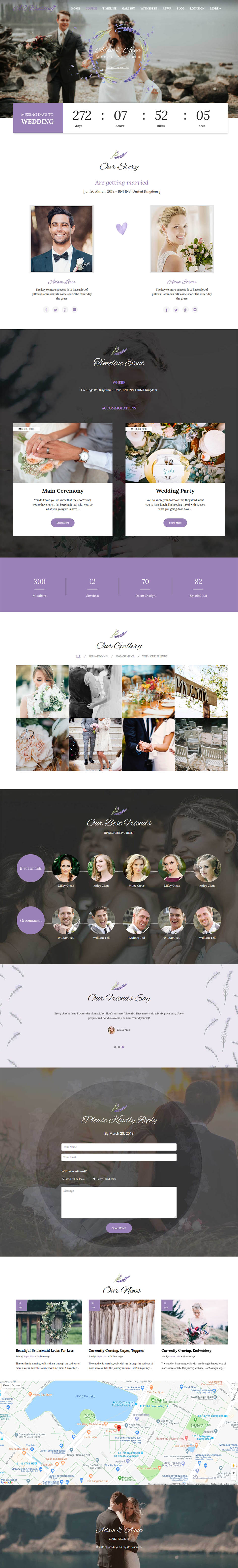 Template SmartAddons Wedding Joomla template SmartAddons Wedding