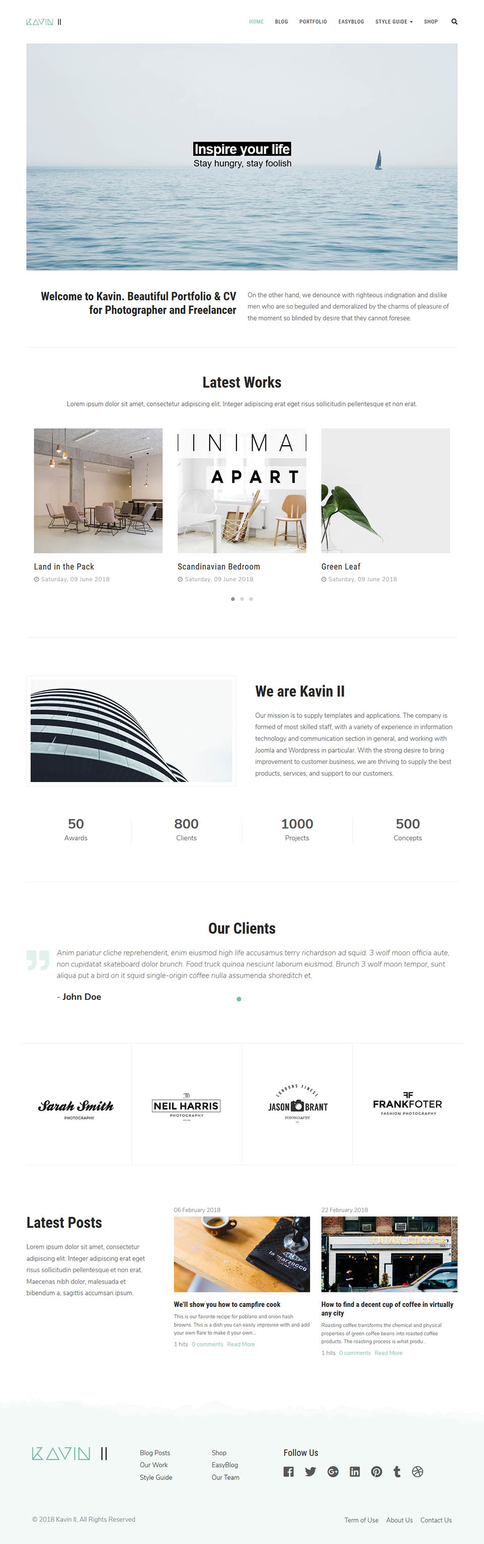 Template TemPlaza Kavin II Joomla template TemPlaza Kavin II
