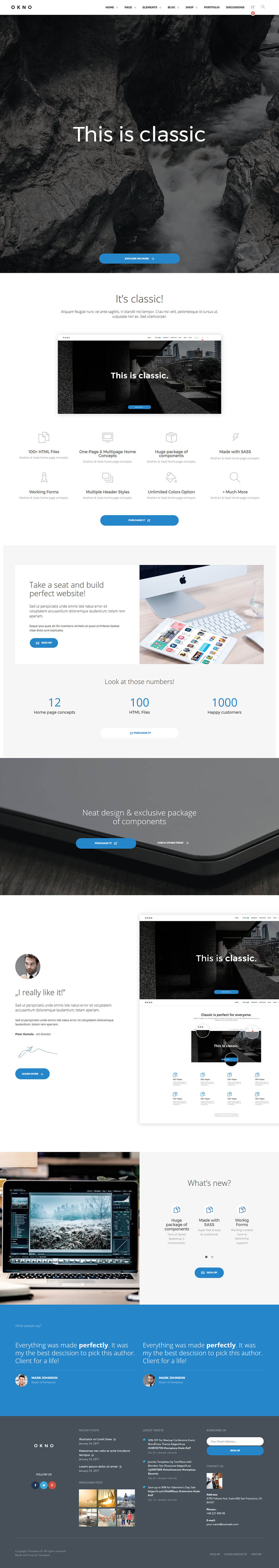 Template TemPlaza Okno Joomla template TemPlaza Okno