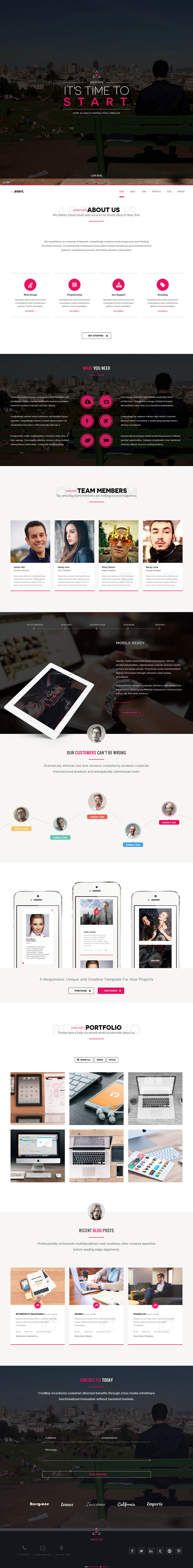 Template TemPlaza Start Joomla template TemPlaza Start