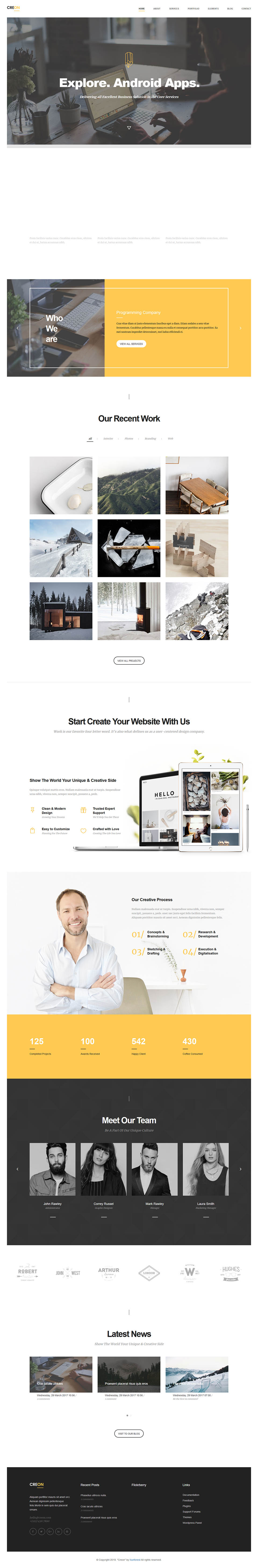 Template ThemeForest Creon Joomla template ThemeForest Creon