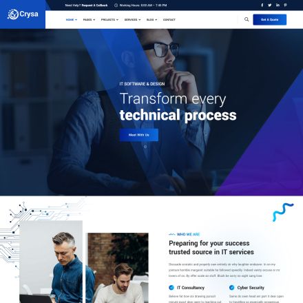 ThemeForest Crysa