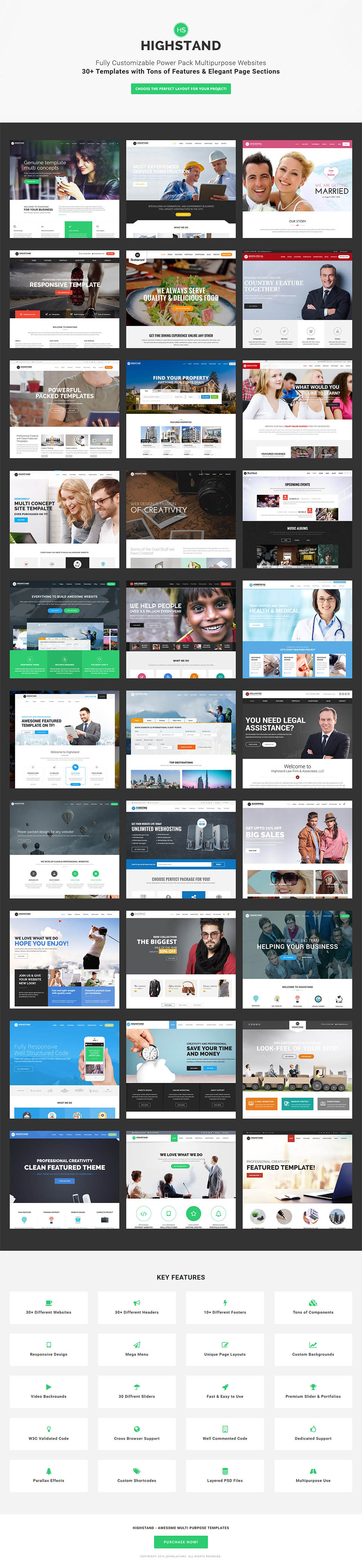 Template ThemeForest Highstand Joomla template ThemeForest Highstand