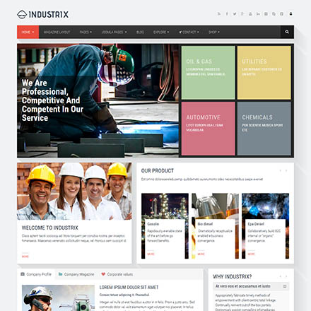 ThemeForest industrix