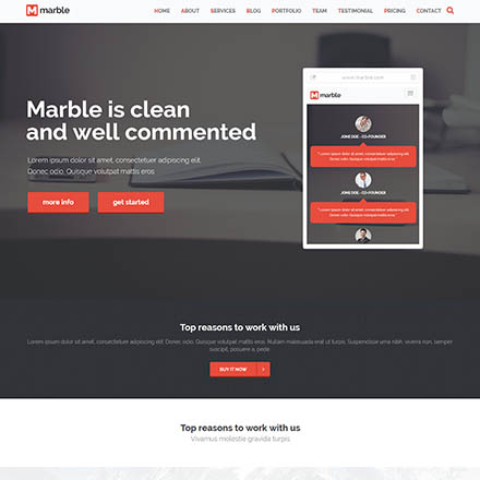 ThemeForest Marble