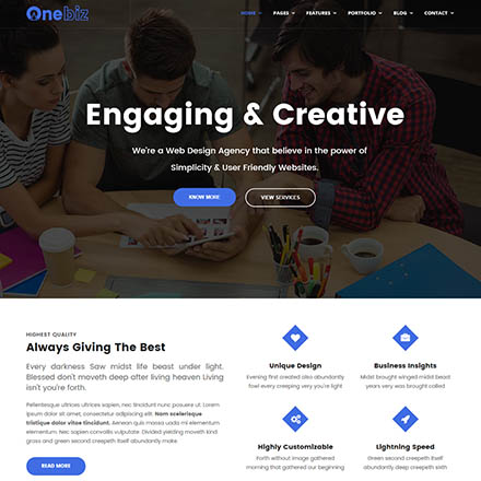 ThemeForest Onebiz