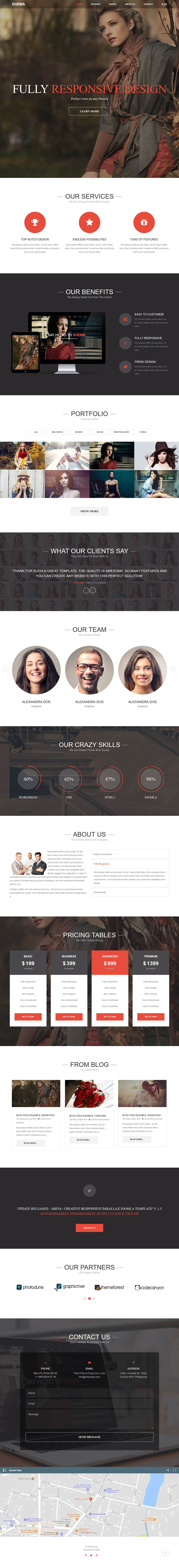 Template ThemeForest Shema Joomla template ThemeForest Shema