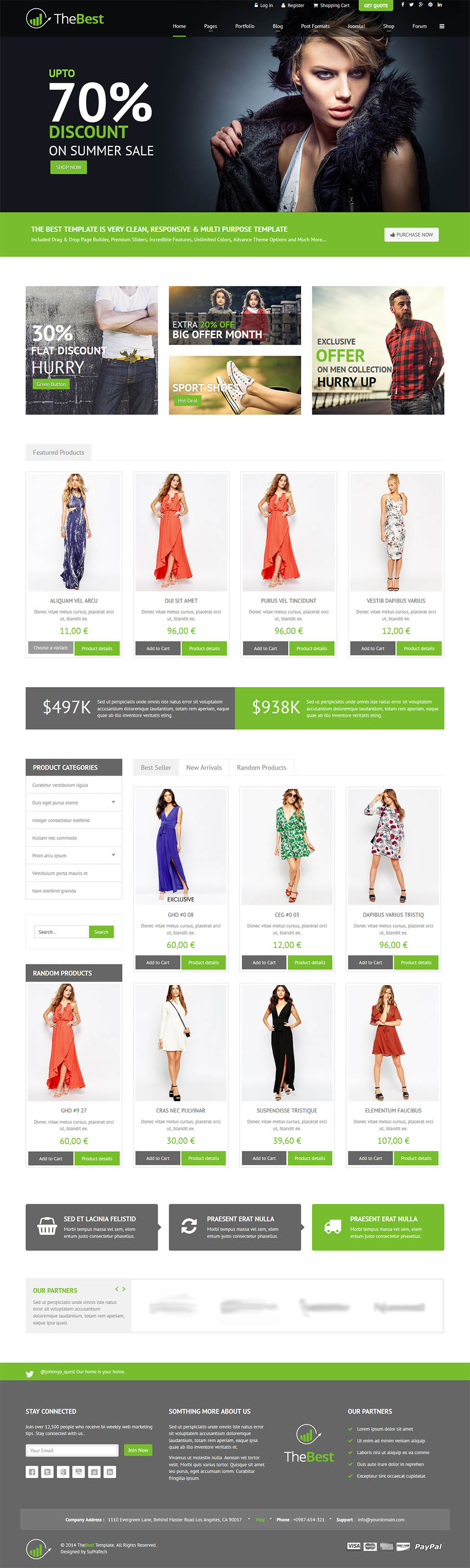 Template ThemeForest TheBest Joomla template ThemeForest TheBest