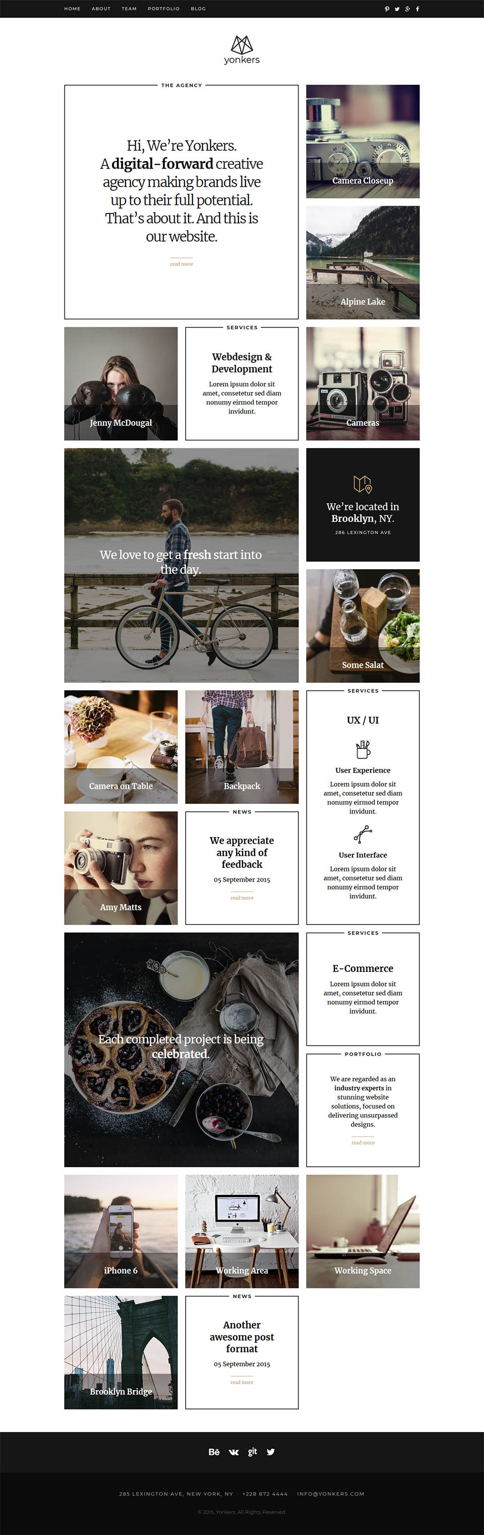 Template ThemeForest Yonkers Joomla template ThemeForest Yonkers