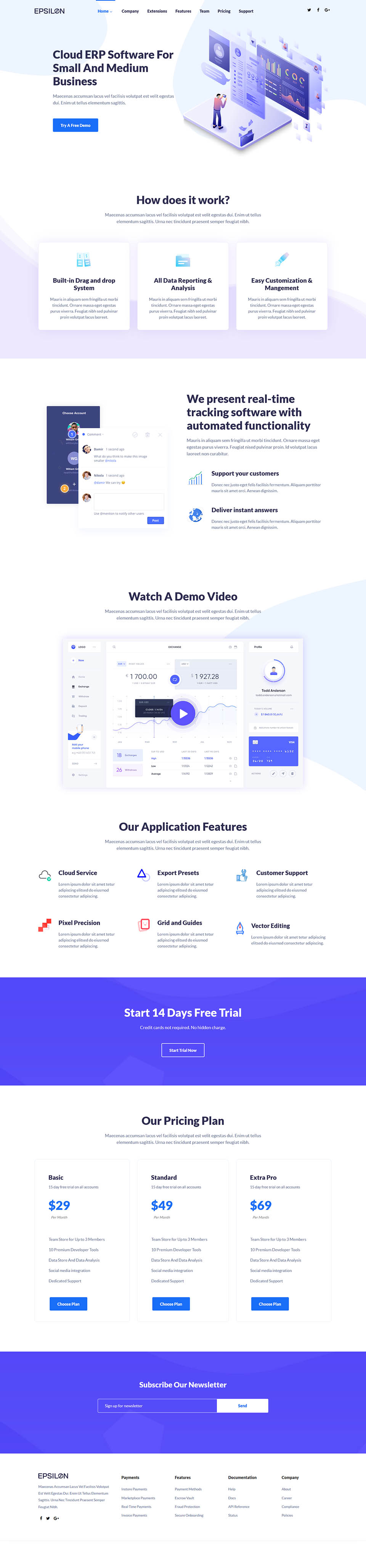 Template ThemeXpert Epsilon Joomla template ThemeXpert Epsilon