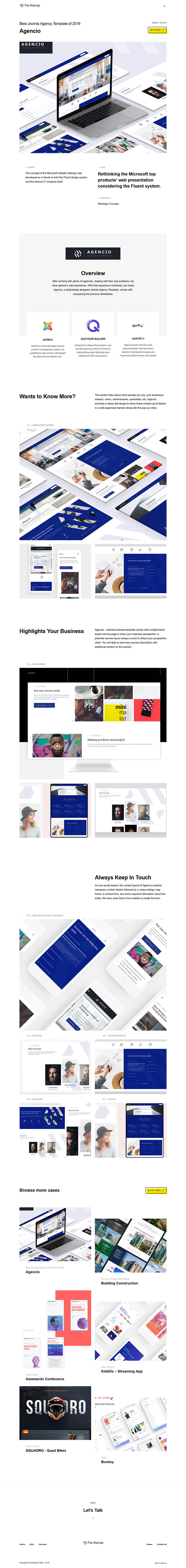 Joomla template ThemeXpert Startup