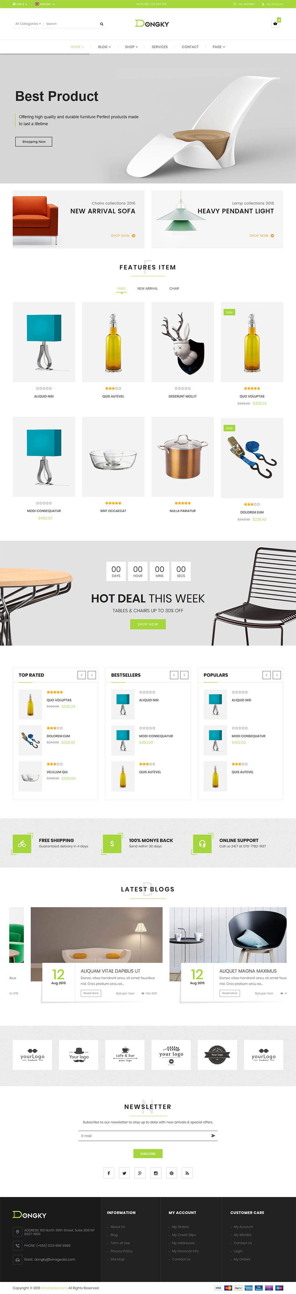 Template VinaGecko Vina Dongky Joomla template VinaGecko Vina Dongky