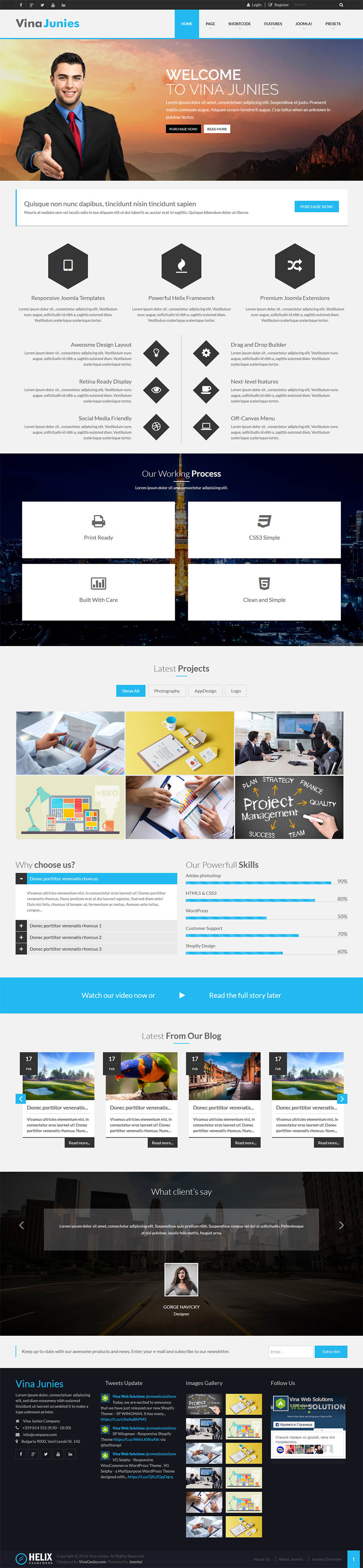Template VinaGecko Vina Junies Joomla template VinaGecko Vina Junies