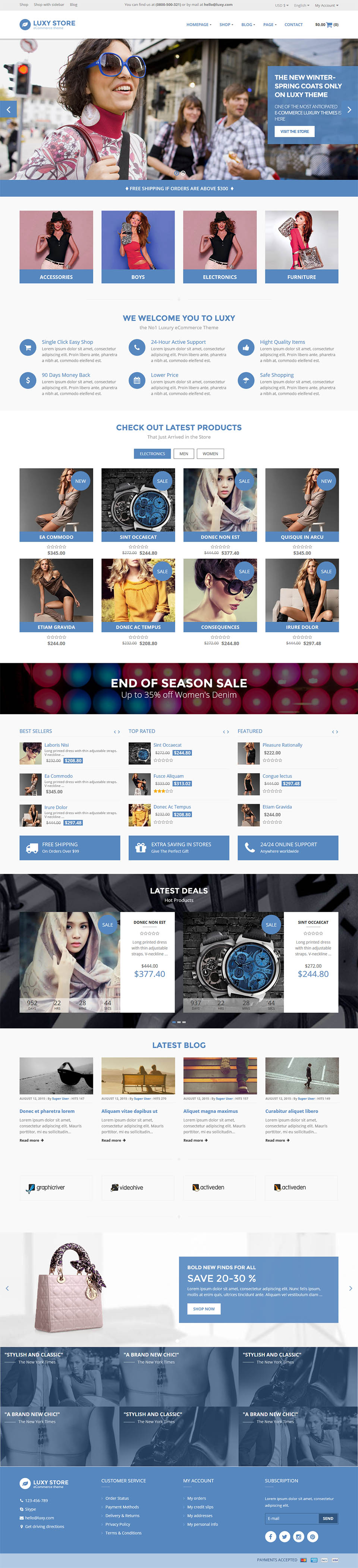 Template VinaGecko Vina Luxy Joomla template VinaGecko Vina Luxy