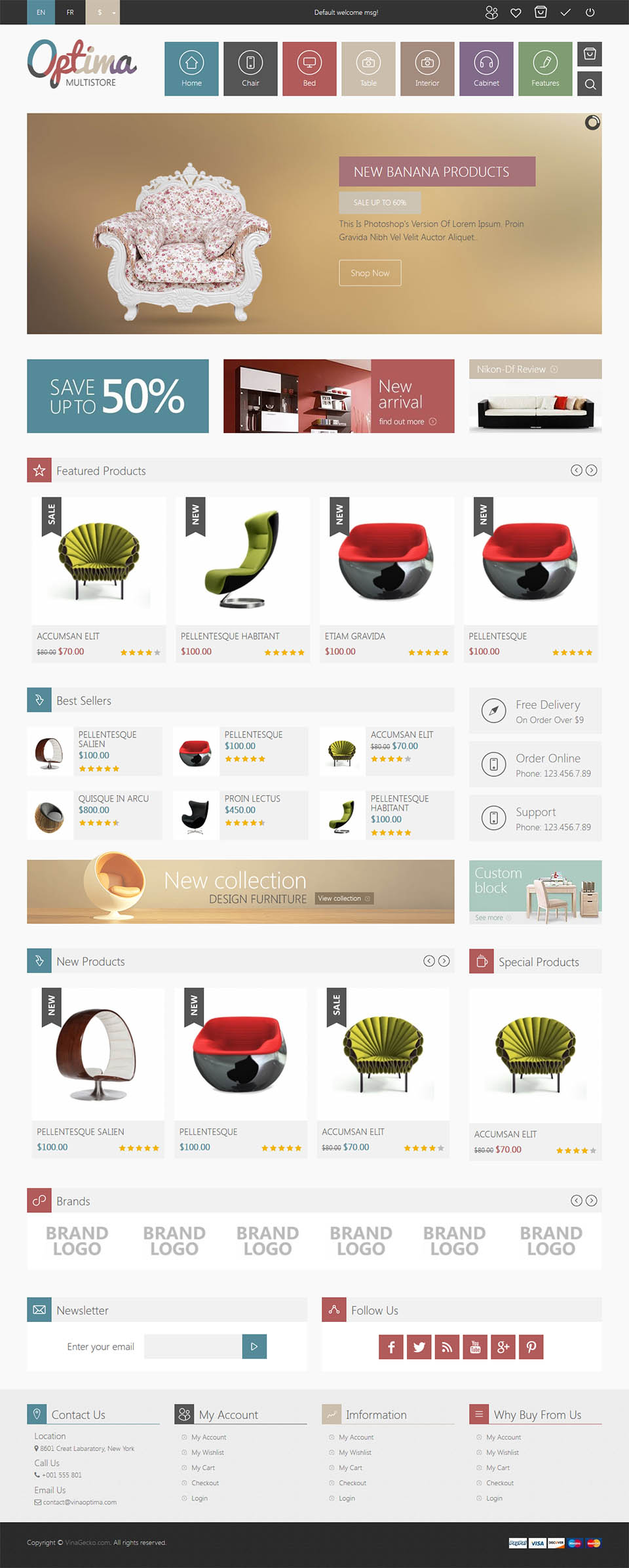 Template VinaGecko Vina Optima Joomla template VinaGecko Vina Optima