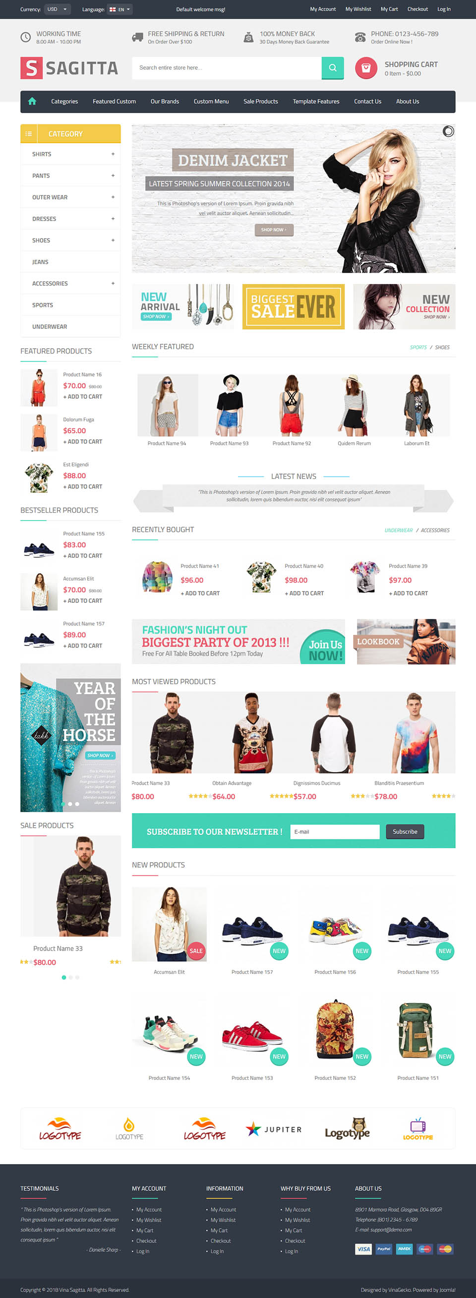 Template VinaGecko Vina Sagitta Joomla template VinaGecko Vina Sagitta