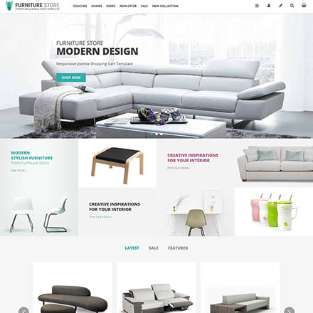 VirtuemartTemplates Furniture Store