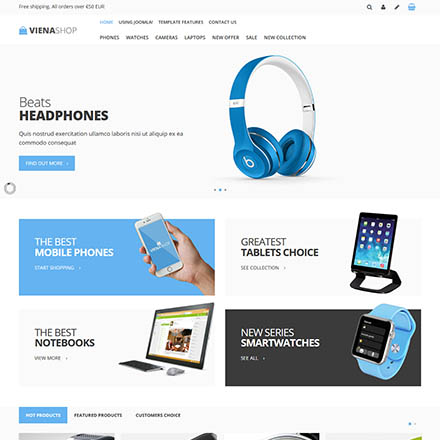 VirtuemartTemplates Viena Shop