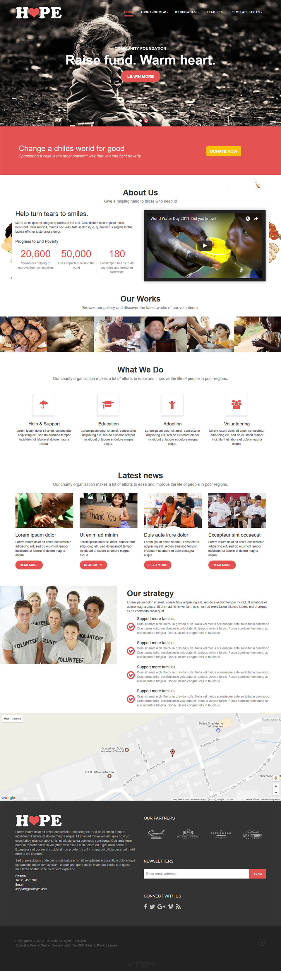 Template Vtem Hope Joomla template Vtem Hope