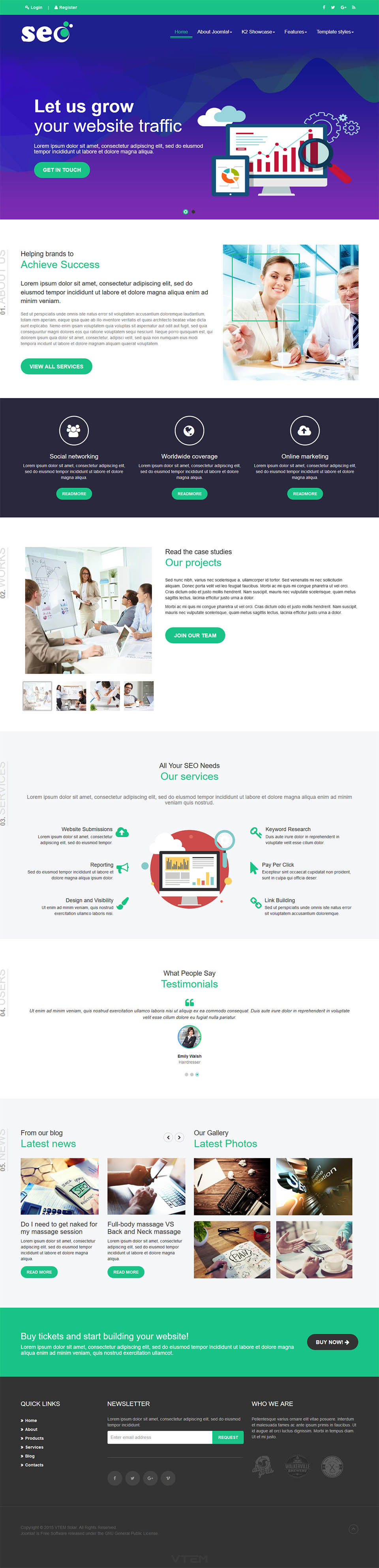 Template Vtem Seo Joomla template Vtem Seo